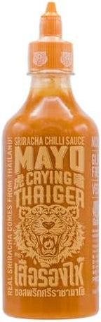 Crying Thaiger Sriracha Mayo Chili Sauce in Squeeze Bottle 17.4 Ounce, Vegan, Gluten Free, Non-GMO, from Thailand (Pack of 1)