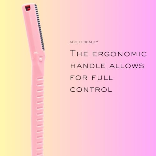 Face N Brow - 3 Beauty Groomers for Hair Removal, Ideal for Shaving, Exfoliating, Dermaplaning and Brow Shaping, Japanese Steel Gently Removes Facial Hair