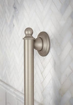 Moen YG2218BN Bathroom Safety 18-Inch Stainless Steel Traditional Bathroom Grab Bar, Brushed Nickel