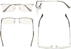 Eyekepper Quality Spring Hinges Half-Rim Computer Readers Reading Glasses