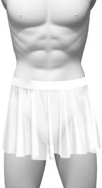 Sexy Panties Sissy Knickers Briefs Stretch Low Waist Mesh large Flat Skirt Hot Dress