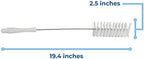 Vikan 53705 Tube Brush,2.4",PP/PBT,White