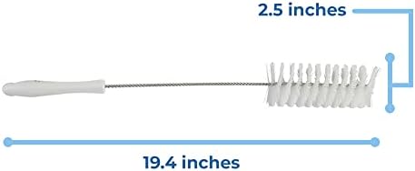 Vikan 53705 Tube Brush,2.4",PP/PBT,White