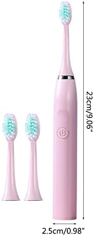 Ultrasonic Electric Toothbrush 5 Modes AA Powered Toothbrush 3 Brush Heads 19800 Vibrations Per Minute Ultrasonic Electric Toothbrush For Adults