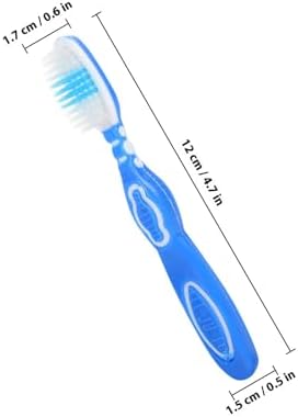 Cabilock 10pcs Portable Short Toothbrushes with Soft Bristles Bulk Pack for Prison Use and Travel Oral Care