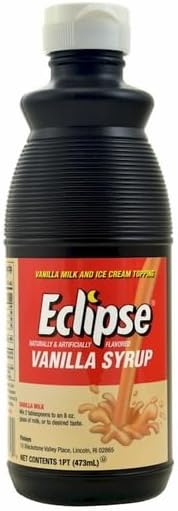 Eclipse Vanilla Syrup 16 oz (Pack of 2)