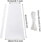 SUMERSHA Wedding Dress Zipper Replacement Adjustable Satin Corset Back Kit Lace up for Prom Dress Gown Corset Replacement