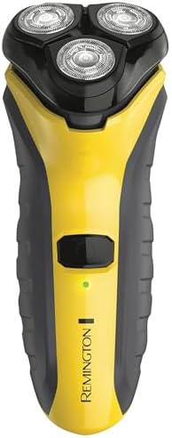 Remington Virtually Indestructible Rotary Shaver 5100, Electric Razor for Men, 100% Waterproof Design, Yellow