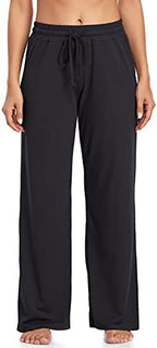 ADANIKI Sweatpants Women Yoga Pants with Pockets for Women Pajamas Work Pants Wide Leg Drawstring Pants for Women's Lounge