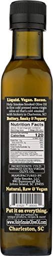 HOLY SMOKE Smoked Extra Virgin Olive Oil, 8.5 FZ (Pack of 2)