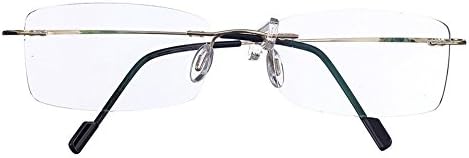 Super Light 100% Titanium Working Rimless Reading Glasses +1.00 Strengths