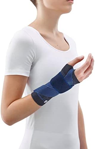 Bauerfeind - ManuTrain - Wrist Support - Relieves Strain and Stabilized During Movement - Left Wrist - Size 3 - Color Black