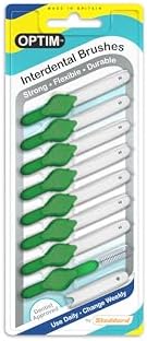 Stoddard OPTIM Interdental Brushes Medium -5mm Green - 8 Brush Pack