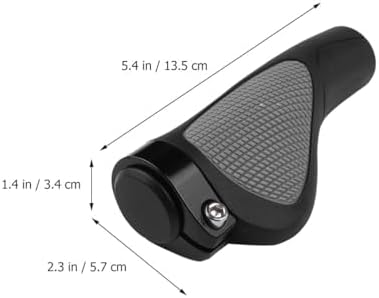 Bike Handlebar Grips Rubber Anti-Slip Cover Set Sturdy Cycling Handle Grips for Mountain and Road Bikes for Improved Control and Comfort