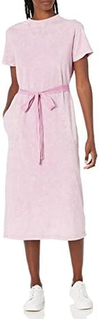Velvet by Graham & Spencer Womens Gabby Mineral Jersey Midi Length T-Shirt DressCasual Dress