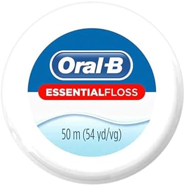 Oral-B Essential Floss 55 Yards Waxed (Pack of 6)