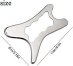 MOBYAT Stainless Gua Sha Tools Steel Scraping Massage Tool Massage Tools for Relaxing Soft Tissue, Reduce Head, Neck, Back Pain 1Pcs