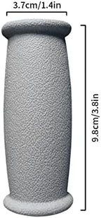 Crutch Hand Grip Replacement, 2 Pack Cane Crutch Handgrips Soft Rubber Crutches Handle for Most Standard Aluminum Crutches, Replacment Cushion Tops Axillary Support Double Crutches Accessories