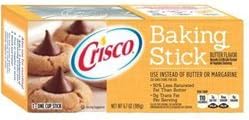 Crisco Baking Stick 6.7oz Bar (Pack of 6) (Butter)