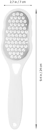 Beaupretty Tools Dry Skin Remover for Feet Foot Exfoliator Tool Foot Care Trimmer Foot Scraper Foot Files Hard Skin Remover Foot File Foot Skin Remover Pedicure Stainless Steel Scrubber White