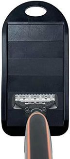 Razor Blade Sharpener and Cleaner Shaver Cleaner Tool - Keep the Blade clean and Extend the Life of the Blade- (Black, 4.92INx2.36IN)