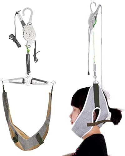 TIST Neck Traction Over The Door Device for Home Physical Therapy, Relieve Neck Shoulder Head Pain from Arthritis, Bulging Disks, Cervical Muscle Strains