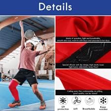 Tatuo Leg Sleeves Compression Long Knee Sleeve UV Protect for Men Women Sport Basketball Football