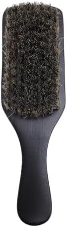 Pongnas Double Sided Beard Brush, Wooden Handle Mustache Comb for Men, for Beard Grooming and Hairstyling