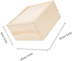 GAROZATION Wooden Wedding Candy Box 15x15x8cm Portable Candy Container with Drawer High-end Bridesmaid Box for Party Favor and Bridal Shower