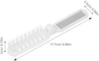 NOLITOY 2pcs Folding Hair Brush Travel Portable Folding Comb with Mirror Small Foldable Hair Brush for Purse