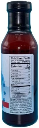 Marvin's Mambo Sauce - Sweet & Tangy (15 oz) | Authentic D.C. Style | Great on Wings, Fries, Ribs, Burgers | Dipping, Grilling, Marinating |