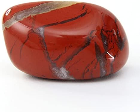Tumbled Polished Natural Red Jasper Stones, Crystals and Healing Stones Quartz Bulk for Wicca, Reiki, Healing Energy, Chakra Stones, Witchcraft Supplies(10Pcs)