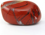 Tumbled Polished Natural Red Jasper Stones, Crystals and Healing Stones Quartz Bulk for Wicca, Reiki, Healing Energy, Chakra Stones, Witchcraft Supplies(10Pcs)