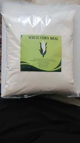 White Corn Meal – Fine Ground Cornmeal for Baking and Cooking – 5 lb Bag