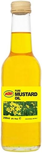 KTC 100% Pure Mustard Multipurpose Oil 250ml - Used for Hair Oil, Skin Massage