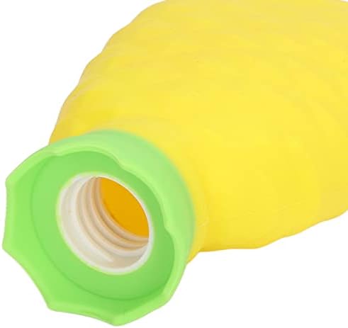 Pineapple Shaped Silicone Hot Water Bottle, wear Heat Preservation Bag for Muscle Soreness, Menstrual Cramps, Leakproof Microwave Warm Bag with Soft Touch for Winter Warmth