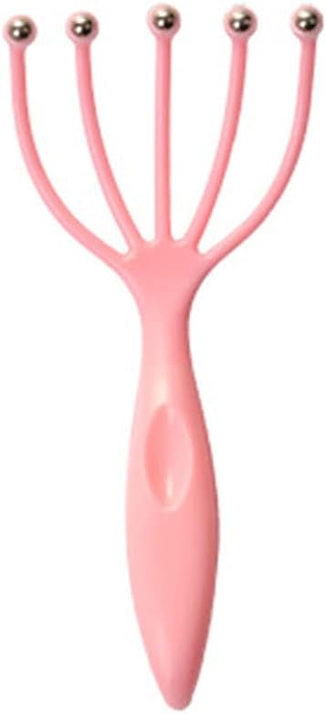 Portable Scalp Massage Claw, 2PCS Head Stress Relaxation Massager Claw to Promote Head Blood Circulation Tool,Pink