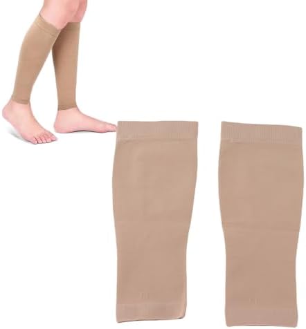 Compression Socks, 20-30mmHg Calf Compression Sleeves, Footless Compressed Socks for Varicose Veins, Shin Splints, Edema Recovery Maternity, Cycling Running Travel, Women & Men