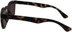 OPULIZE TED Reading Glasses for Women Men, Lightweight Narrow Rectangular Matt Frame with Spring Hinges