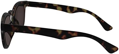 OPULIZE TED Reading Glasses for Women Men, Lightweight Narrow Rectangular Matt Frame with Spring Hinges