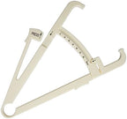 Personal Body Fat Tester Body Calculator Caliper Fitness Clip Fat Measurement Tool with Slim Chart Keep and Skinfold Test Instrument