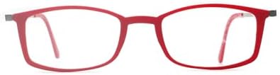 Lightweight thin Square Reading Glasses Slim Mini Pocket Readers for Women Men with Portable Case