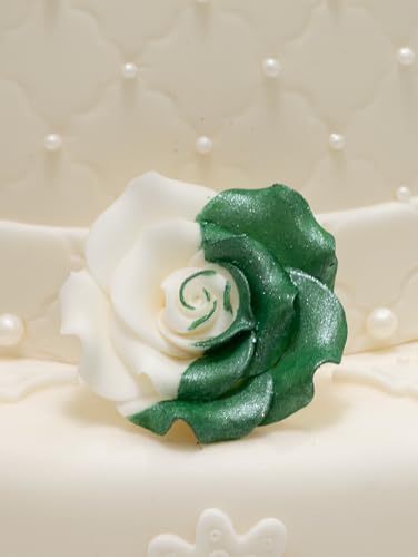 SugarFlair Edible CHRISTMAS GREEN Lustre Powder Food Color Icing Cake Decoration