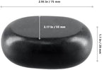 15 Pack Massage Stones, 3 x 2 x 1 Inch Essential hot Stones Rocks Massage for Spa Therapy Relaxation
