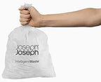 Joseph Joseph IW2 Biodegradable Trash Bags, Custom Fit Bin Liners for Food Waste Caddy 1 Gallon / 4 Liter 100% Compostable, Pack of 50