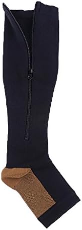 Zippered Medical Compression Socks (1 Pair) Zipper Stocking