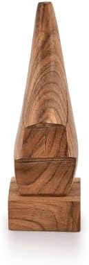NIRMAN Display Stand Wooden Nose Shaped Eyeglass Holder/Spectacle Display Stand-Unique Desktop Accessory and Gifts Home Décor (2" x 2" x 6")