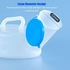 Urinal Bottle for Male Female, Spill Proof Thick Plastic Pee Urinal Bottle for Incontinence, Portable Male Elderly Bedridden Patient Urine Pee Bottle Large Capacity for Health Care(800ml Female)