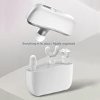 Mini Fascia Massage Gun Portable & Handheld, Muscle Pain Relief in Neck, Back, Leg, Hand, Shoulder Deep Tissue Percussion Fascia Gun. (Silver-White)