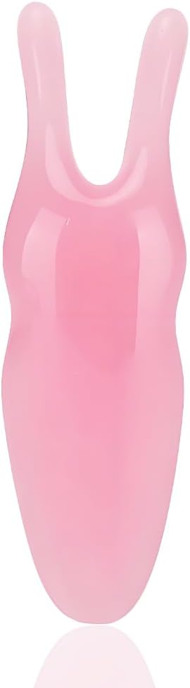 FILFEEL Nose Massager, Resin Gua Sha Tools Nose Up Scraper for Women Nose Shaping (Peach)